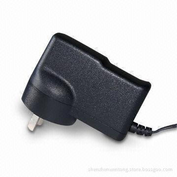 SAA Power Supply with 100 to 240V Input Voltage, 50/60Hz Frequency and 5.5 x 2.1mm DC Jack